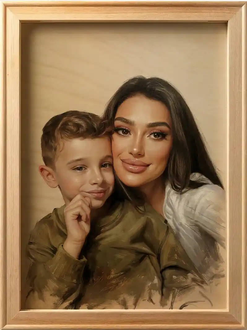 Rezultat final tablou personalizat
